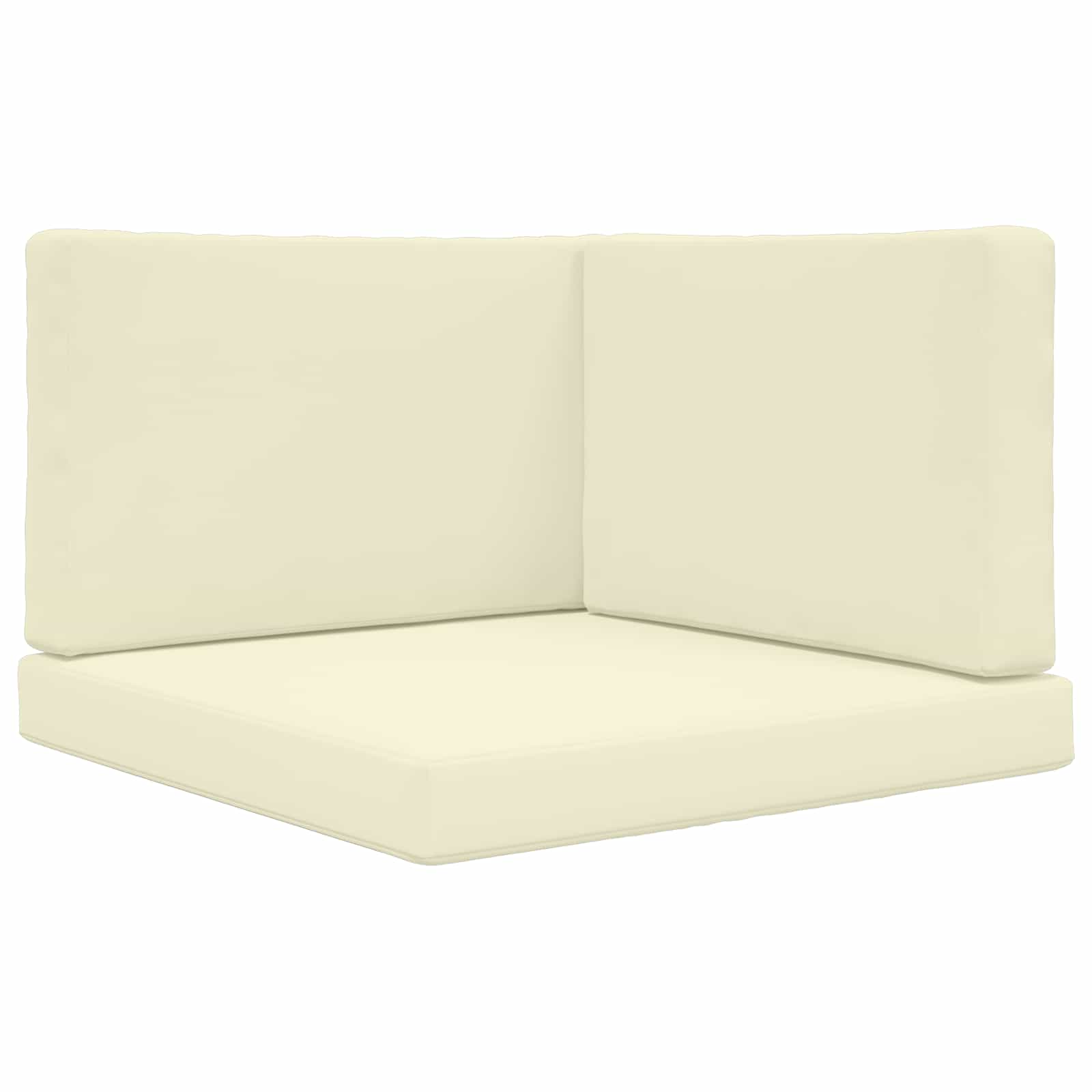 Buiten bankkussen 3 pcs Crème Polyester image 2