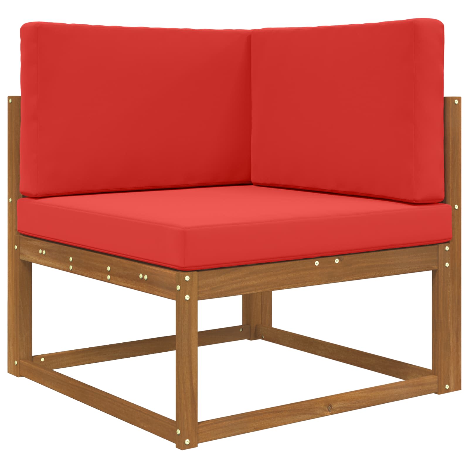 Buiten bankkussen 3 pcs Rood Polyester image 3