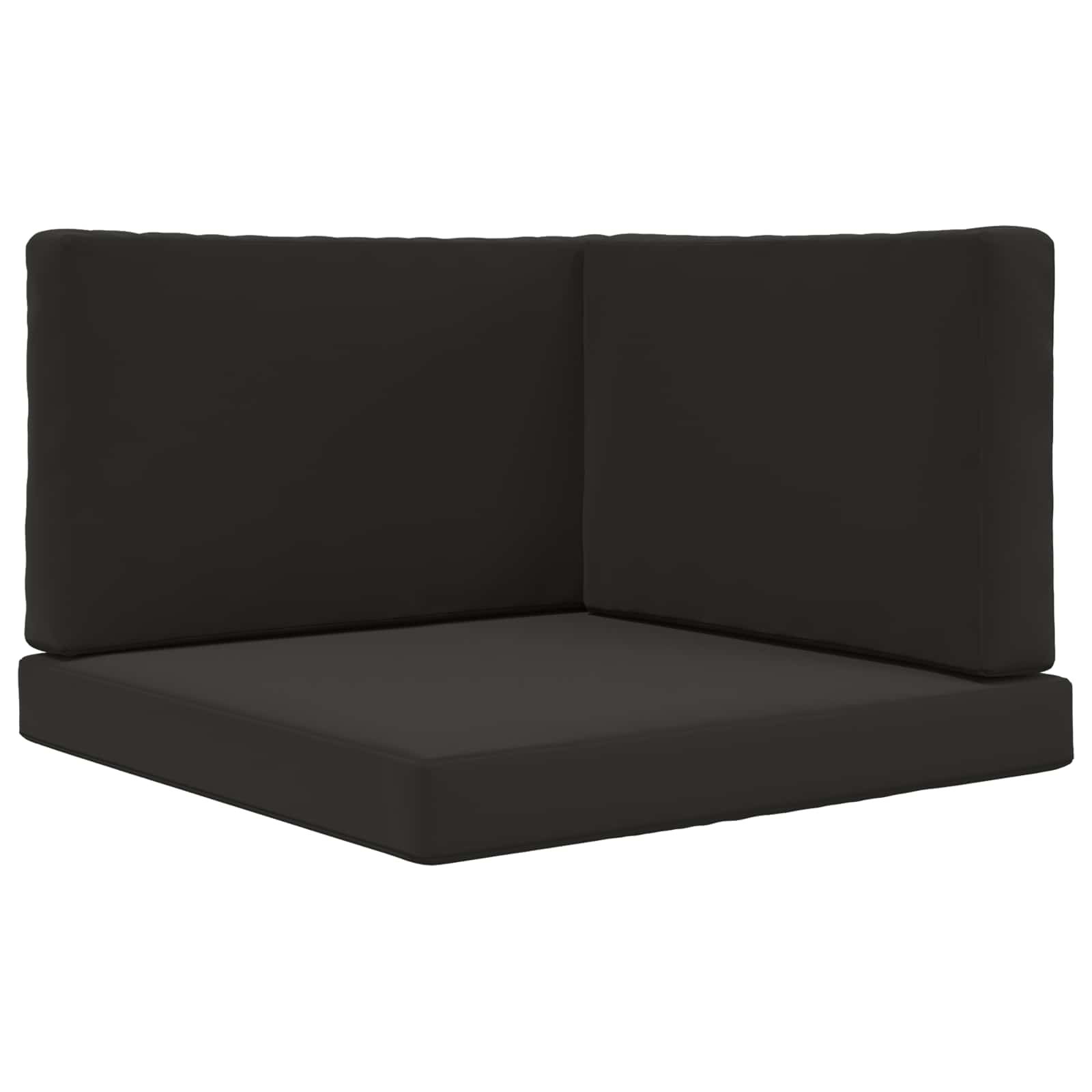 Buiten bankkussen 3 pcs Zwart Polyester image 2