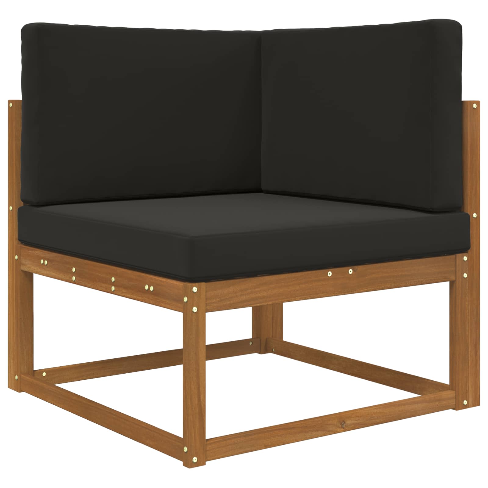 Buiten bankkussen 3 pcs Zwart Polyester image 3