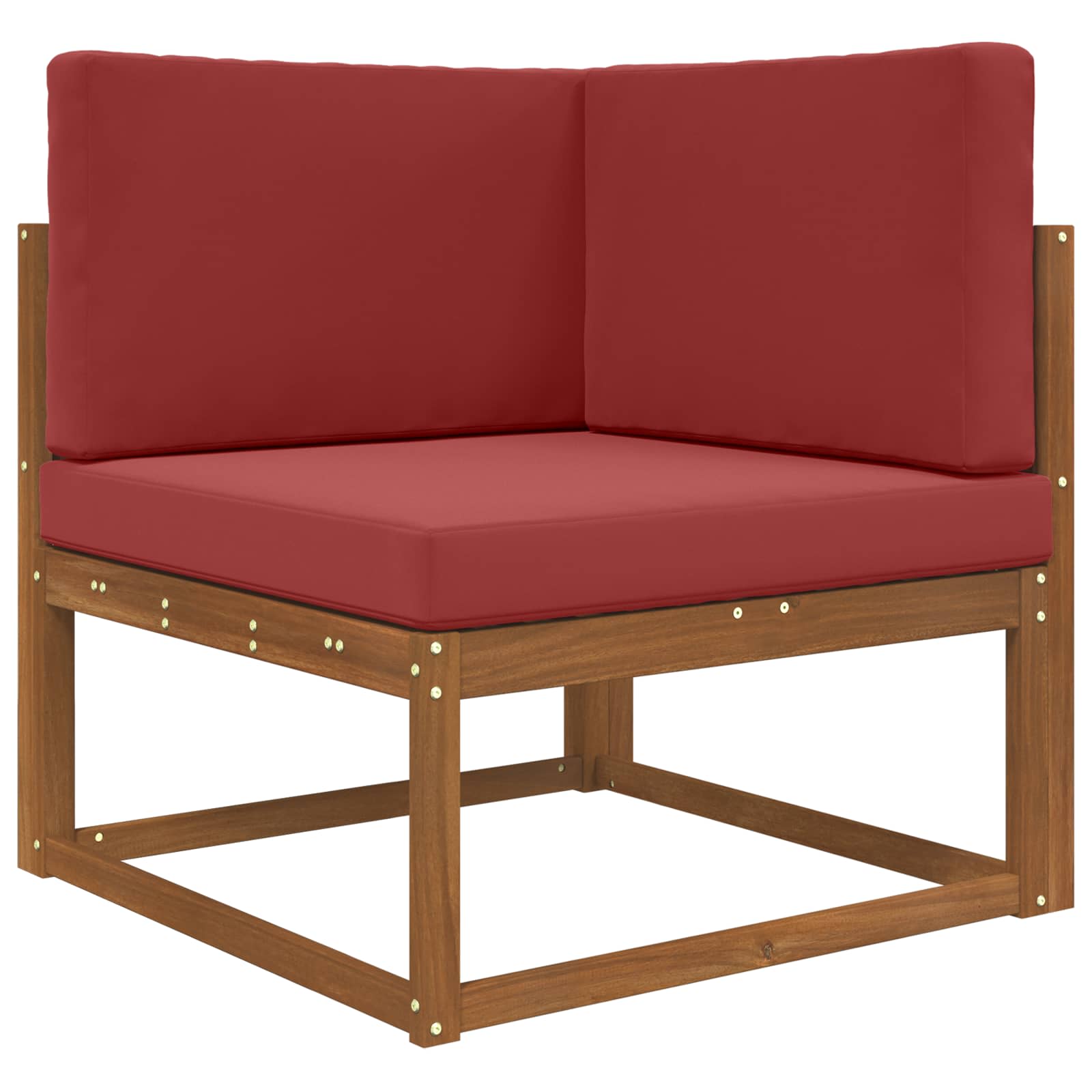 Buiten bankkussen 3 pcs Wijnrood Polyester image 3