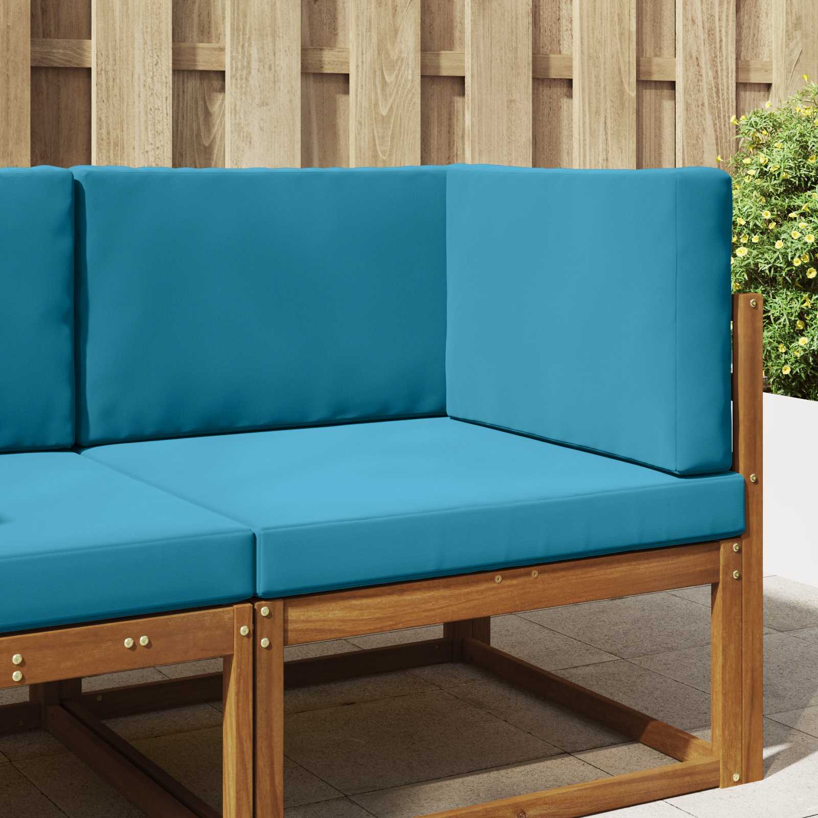 Buiten bankkussen 3 pcs Koninklijk Blauw Polyester image 1