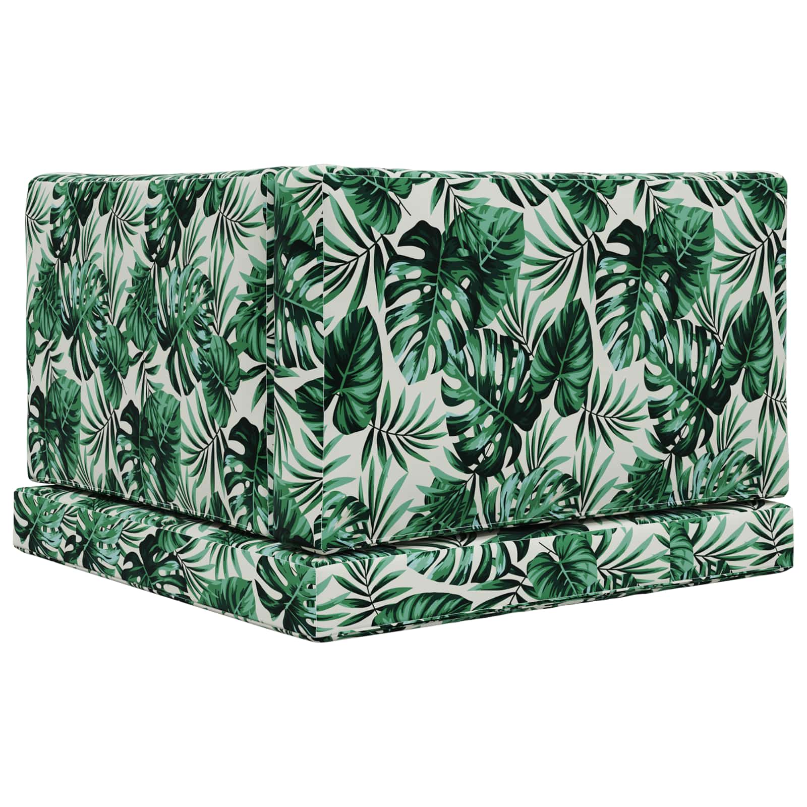 Buiten bankkussen 3 pcs Bladpatroon Polyester image 7