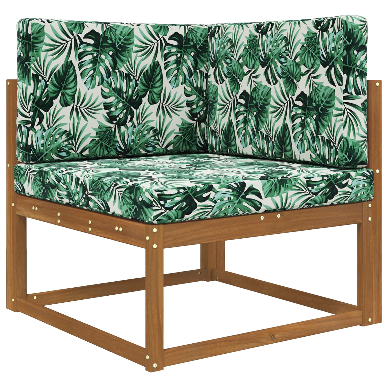 Buiten bankkussen 3 pcs Bladpatroon Polyester image 3