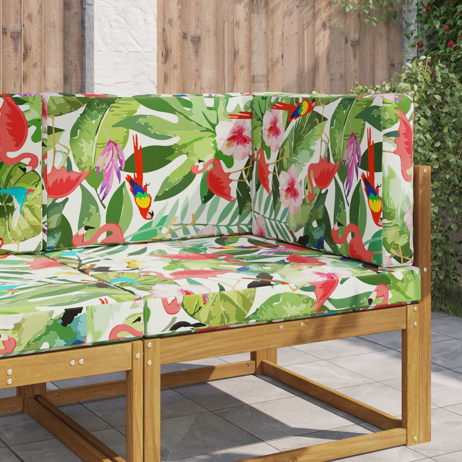 Buiten bankkussen 3 pcs kleurrijk Polyester image 1