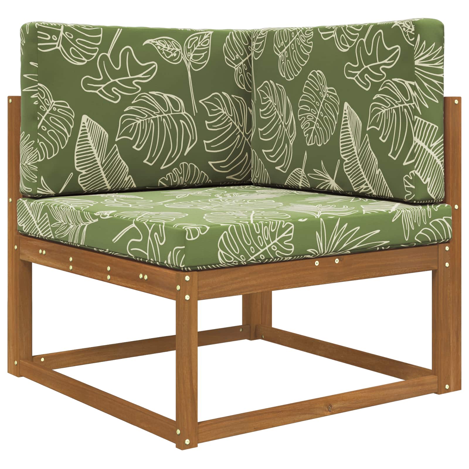 Buiten bankkussen 3 pcs Bladontwerp Polyester image 3