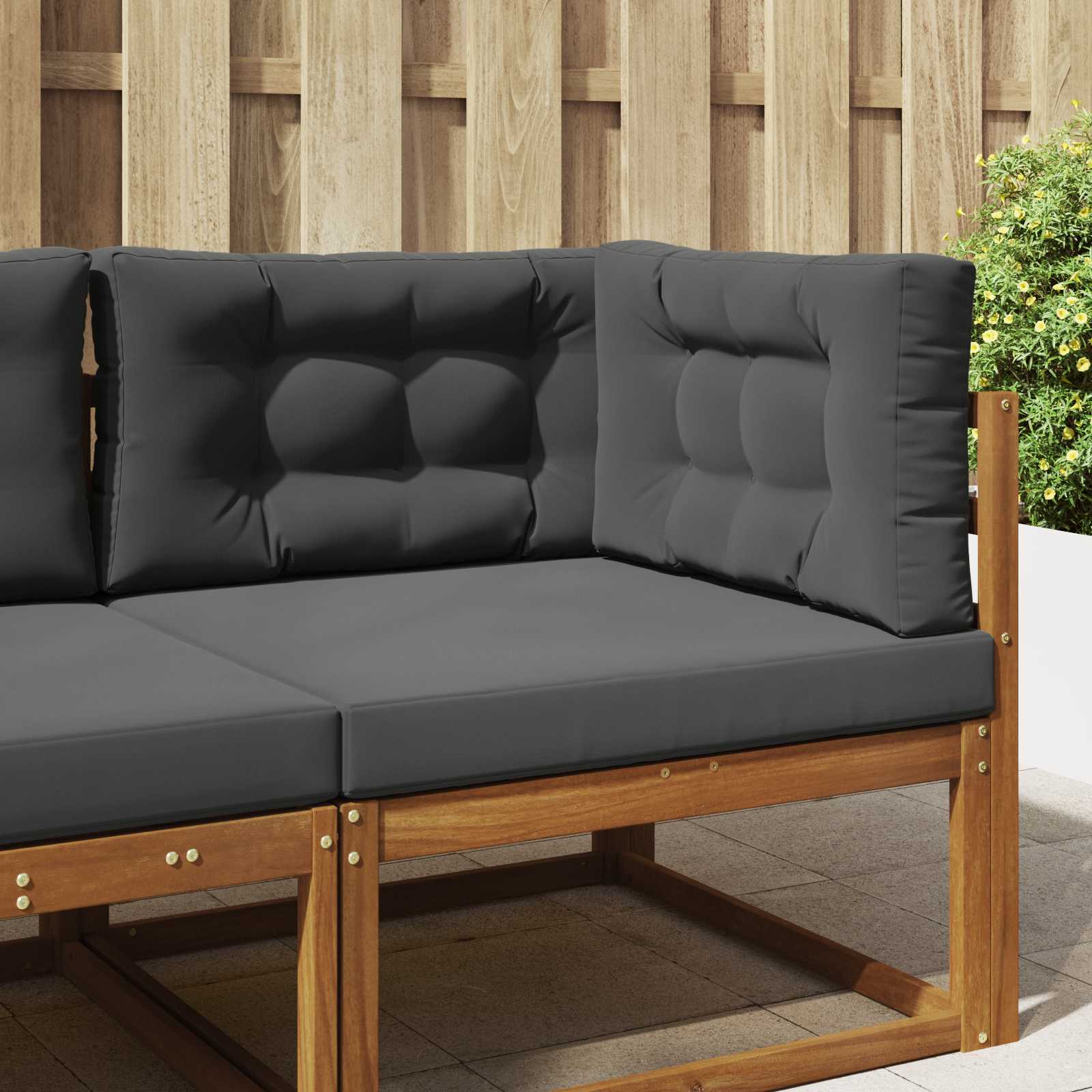 Buiten bankkussen 3 pcs Antraciet Polyester image 1