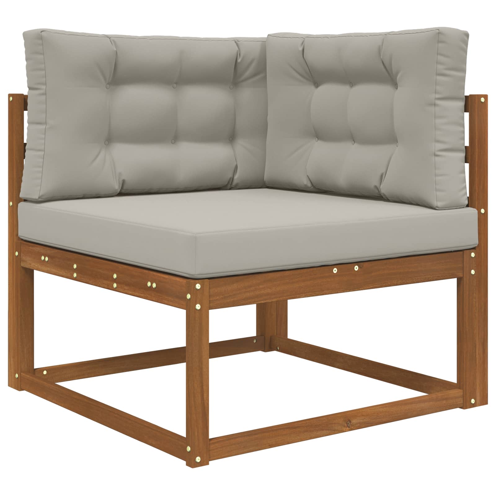 Buiten bankkussen 3 pcs Grijs Polyester image 3