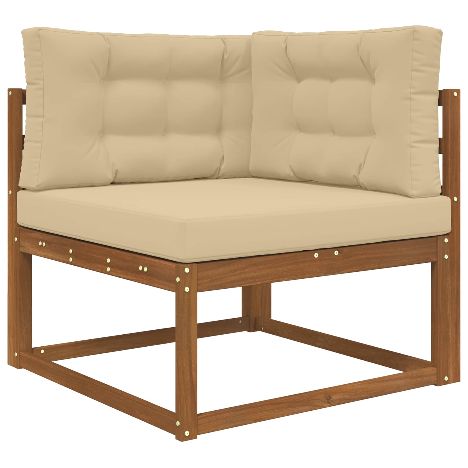 Buiten bankkussen 3 pcs Beige Polyester image 3