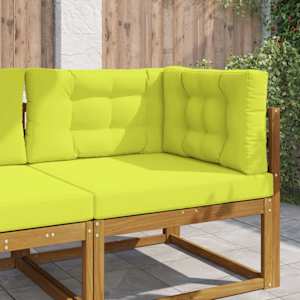 Zunanja blazina za kavč 3 pcs Zelena Poliester