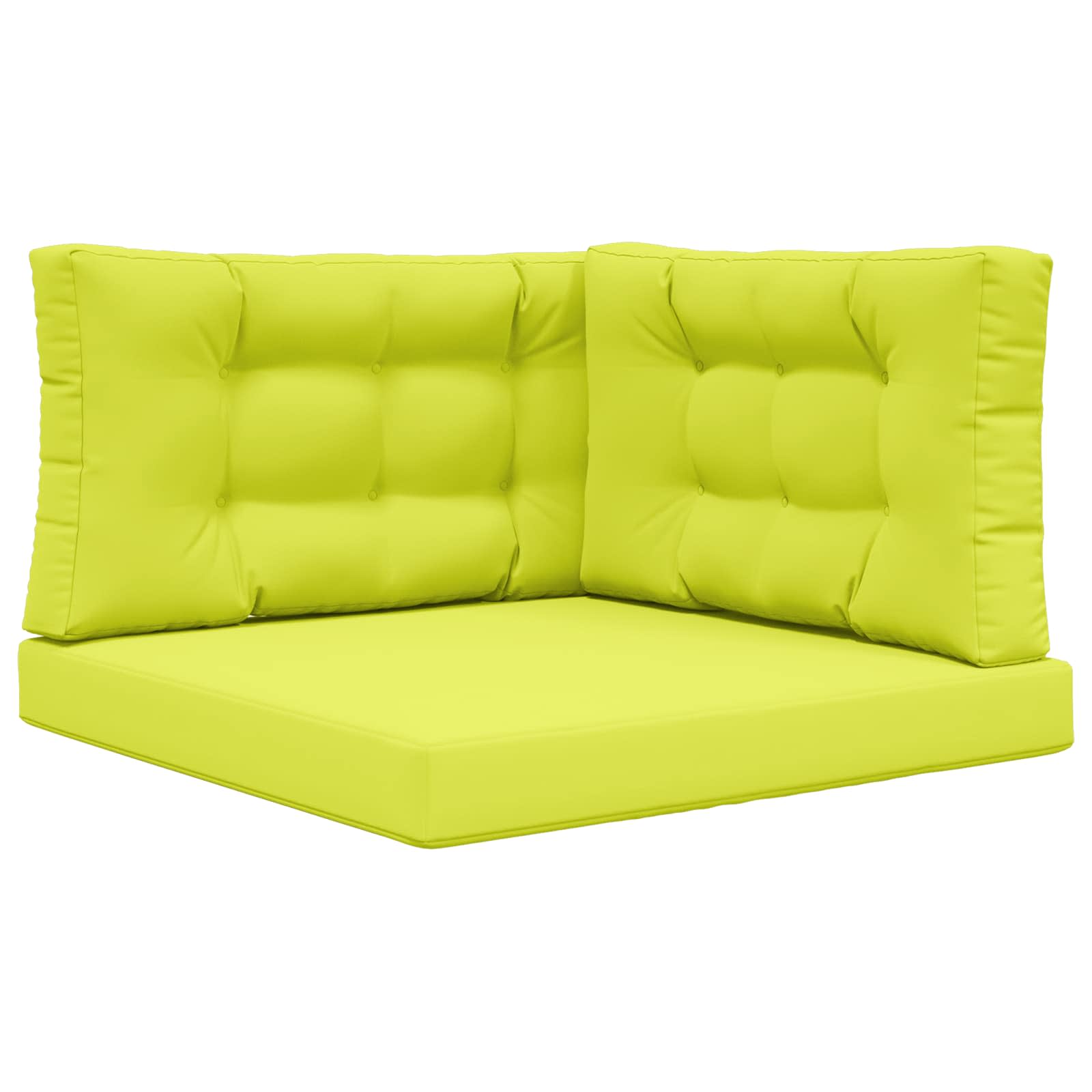 Buiten bankkussen 3 pcs Groen Polyester image 2