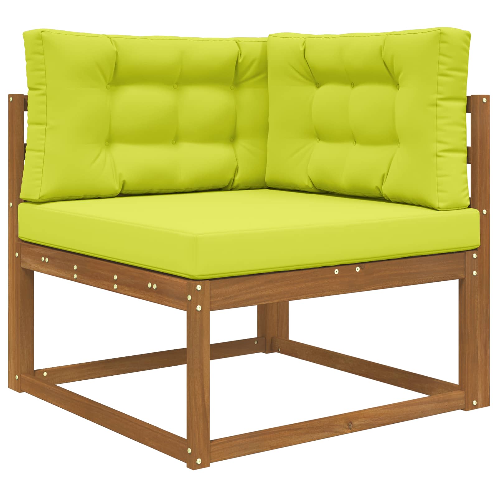 Buiten bankkussen 3 pcs Groen Polyester image 3