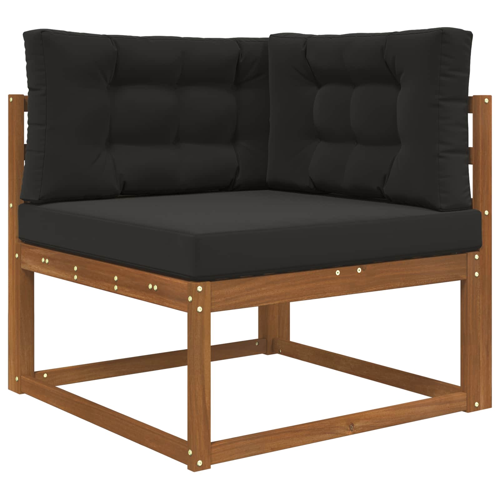 Buiten bankkussen 3 pcs Zwart Polyester image 3