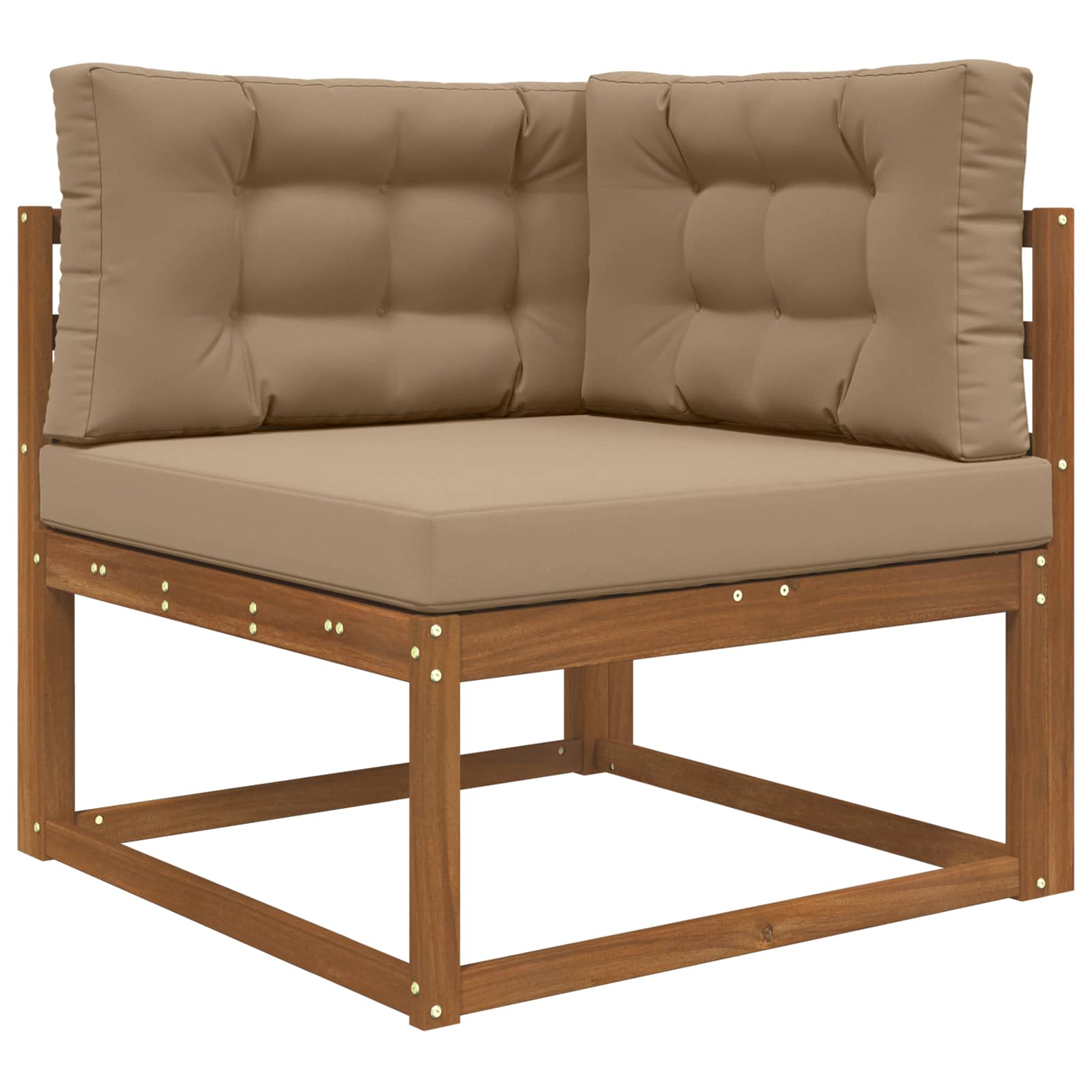 Buiten bankkussen 3 pcs Taupe Polyester image 3