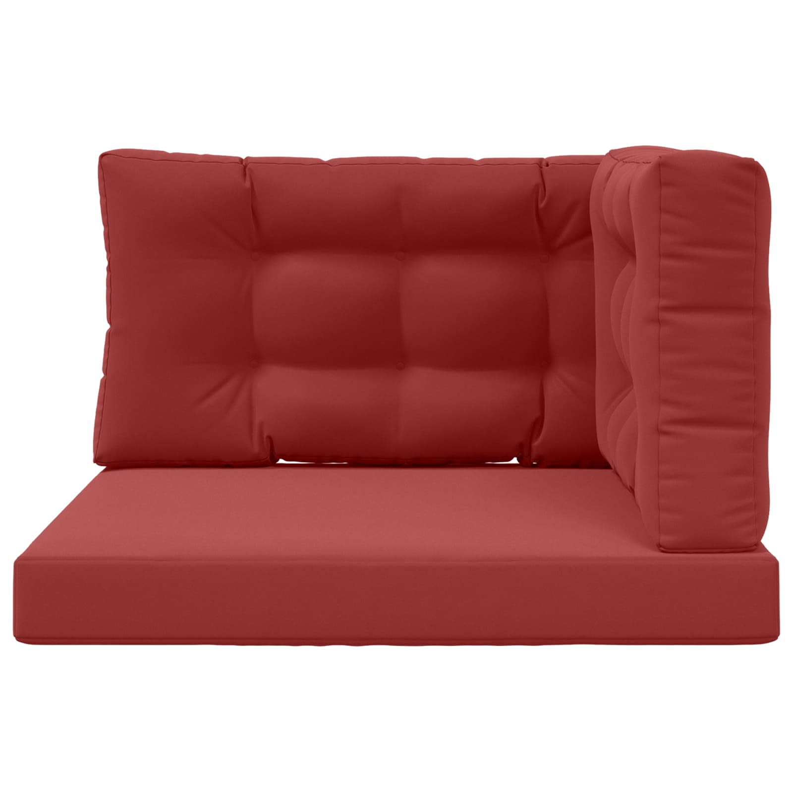 Buiten bankkussen 3 pcs Wijnrood Polyester image 6