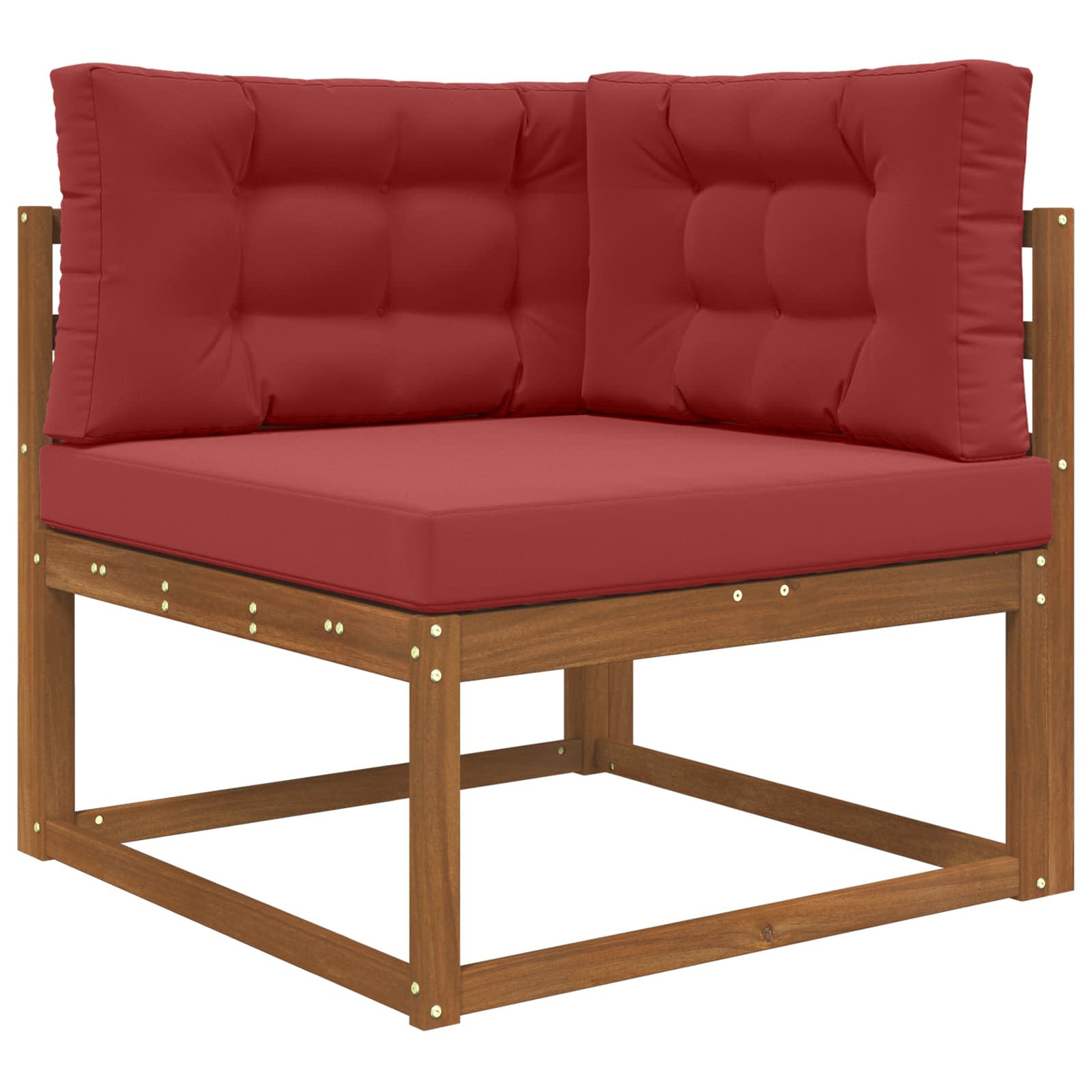 Buiten bankkussen 3 pcs Wijnrood Polyester image 3