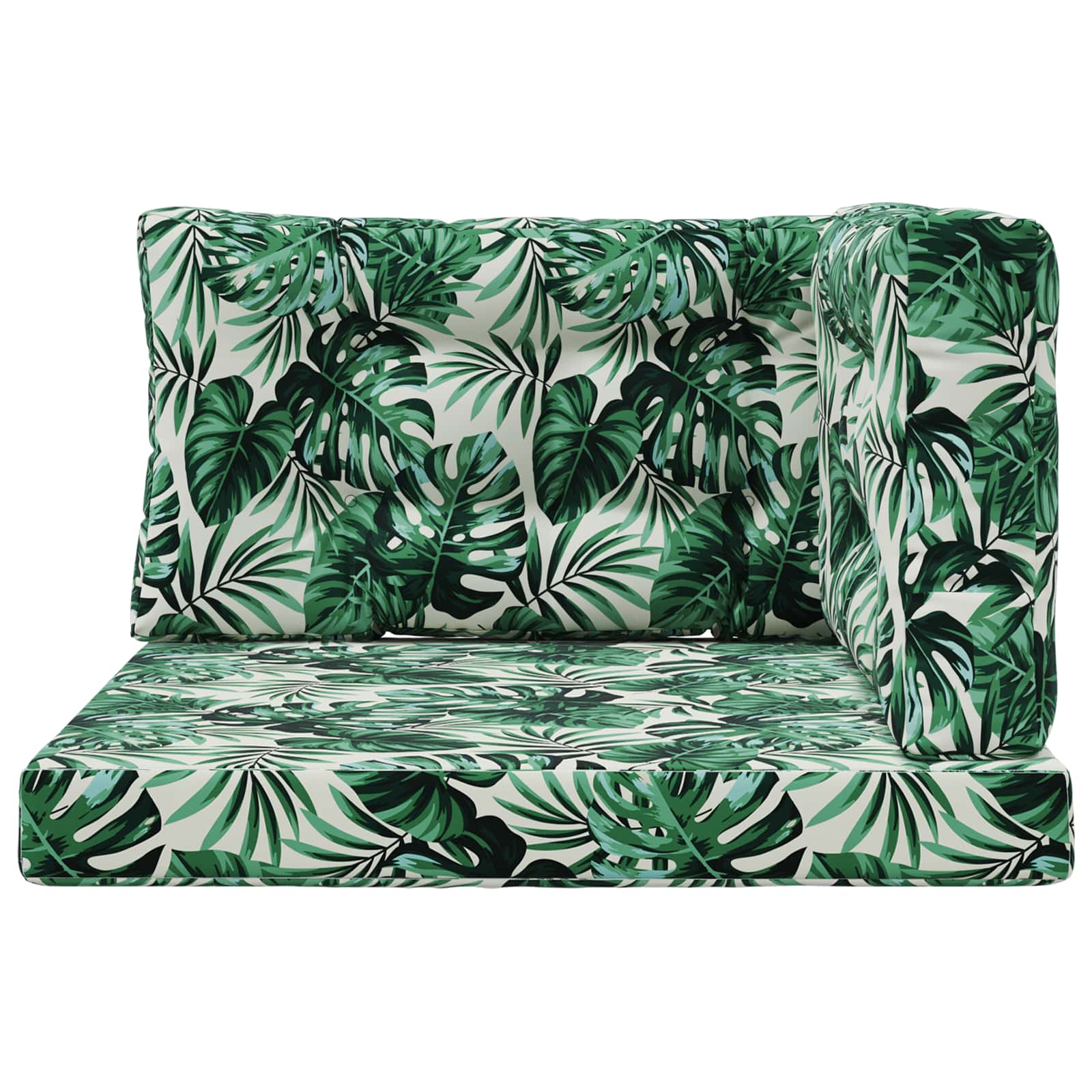 Buiten bankkussen 3 pcs Bladpatroon Polyester image 6