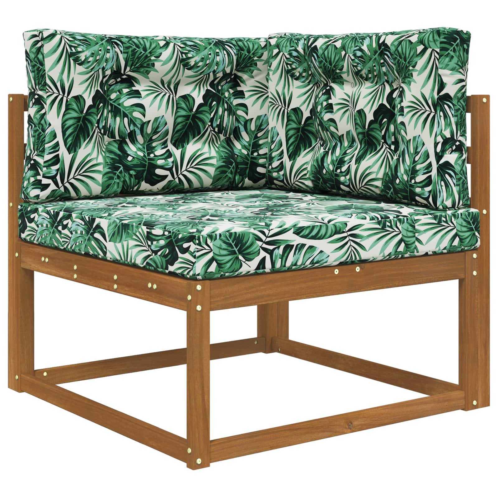 Buiten bankkussen 3 pcs Bladpatroon Polyester image 3