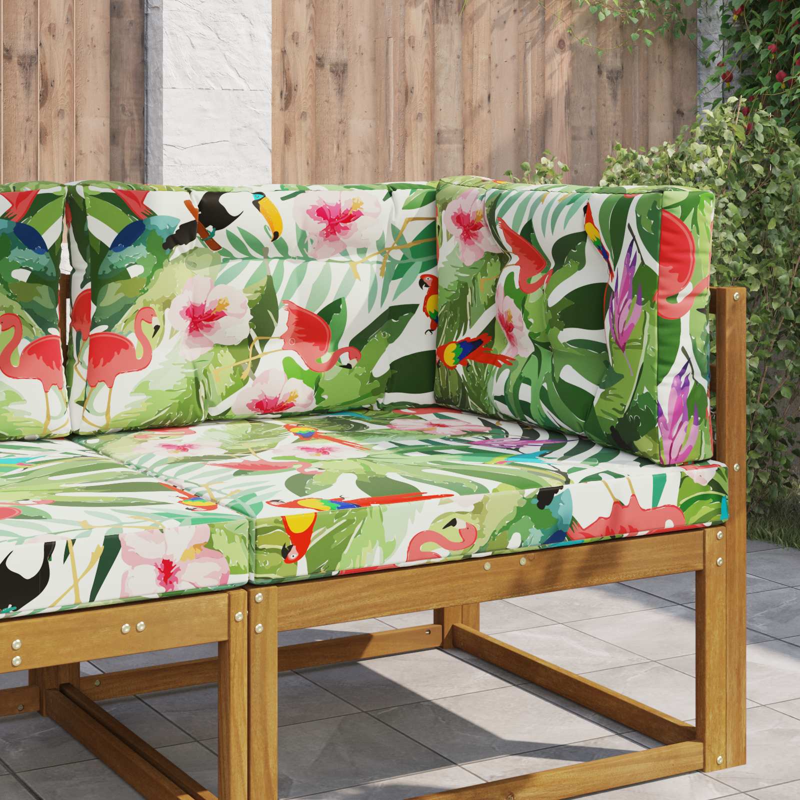 Buiten bankkussen 3 pcs kleurrijk Polyester image 1