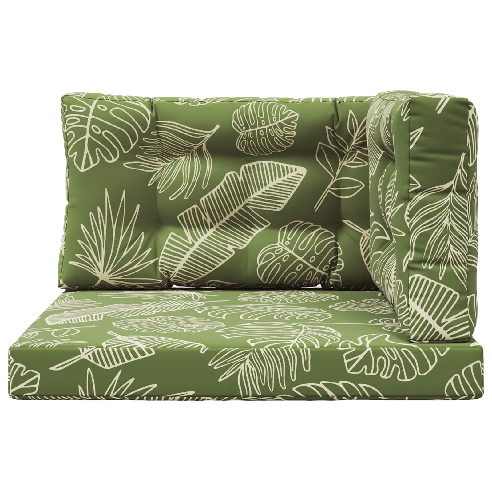 Buiten bankkussen 3 pcs Bladontwerp Polyester image 6