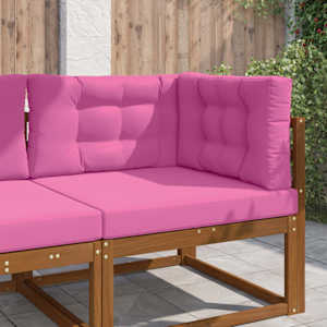 Zunanja blazina za kavč 3 pcs Roza Poliester