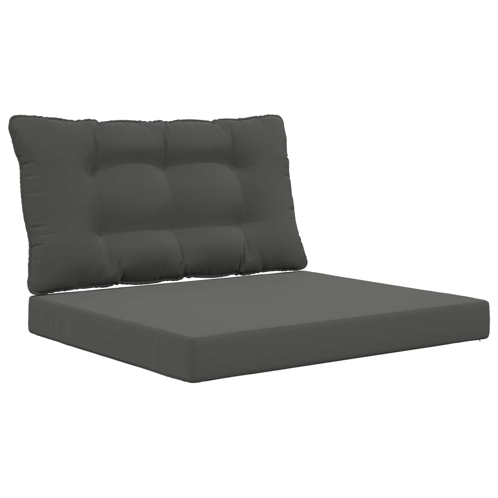VidaXL Buitenbankkussen 2 Pcs Antraciet Polyester