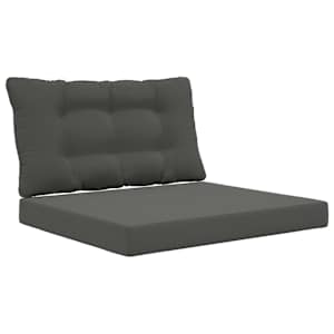 Venkovní polštář na pohovku Polyester Antracit 80 x 68,5 x 8 cm - obrázek 2