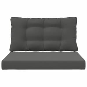 Venkovní polštář na pohovku Polyester Antracit 80 x 68,5 x 8 cm - obrázek 6