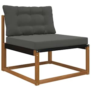 Venkovní polštář na pohovku Polyester Antracit 80 x 68,5 x 8 cm - obrázek 3