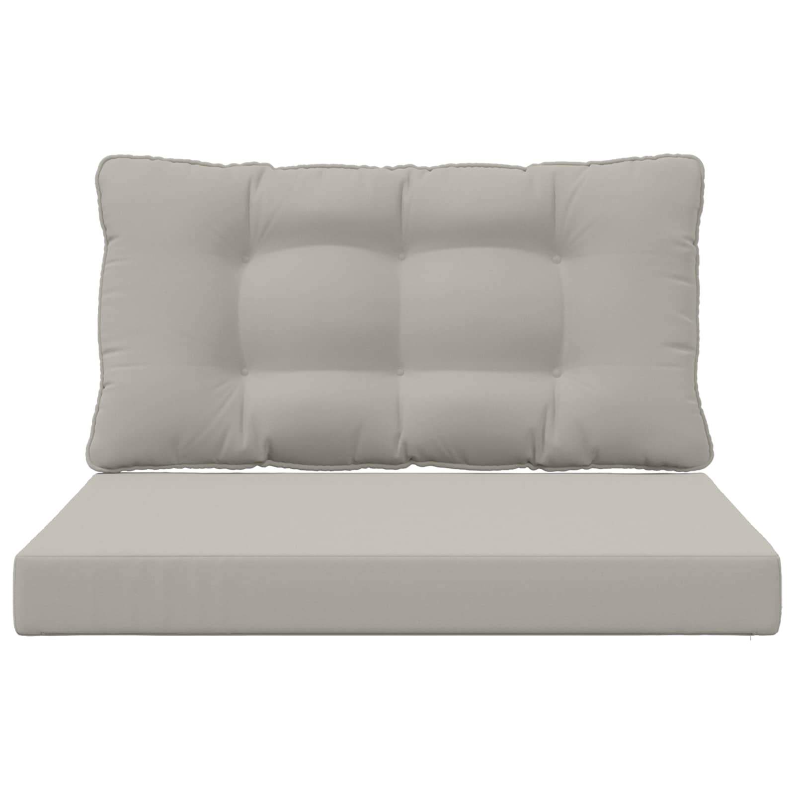 Buiten bankkussen 2 pcs Grijs Polyester image 6