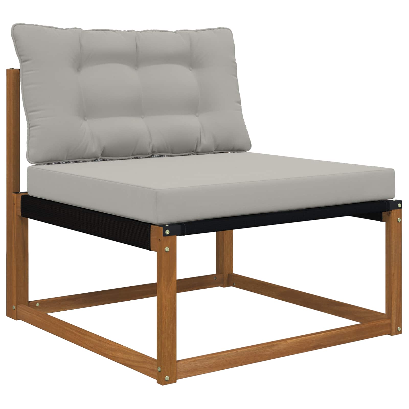 Buiten bankkussen 2 pcs Grijs Polyester image 3