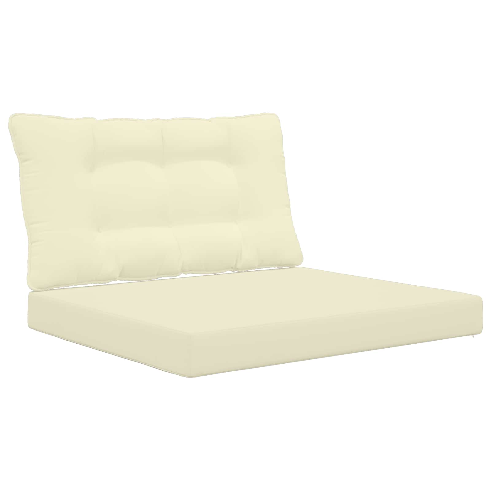 Buiten bankkussen 2 pcs Crème Polyester image 2