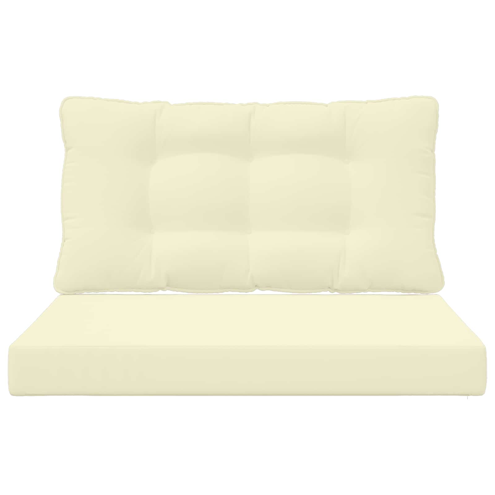 Buiten bankkussen 2 pcs Crème Polyester image 6