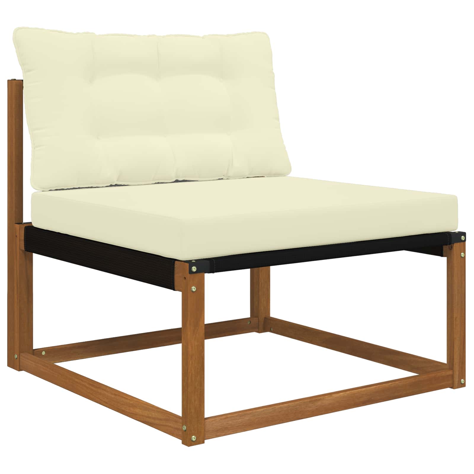 Buiten bankkussen 2 pcs Crème Polyester image 3