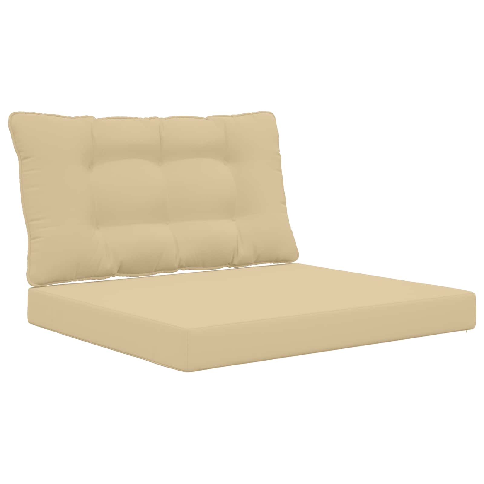 Buiten bankkussen 2 pcs Beige Polyester image 2