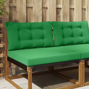 Venkovní polštář na pohovku Polyester Zelená 80 x 68,5 x 8 cm - obrázek 1