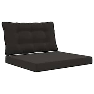 Venkovní polštář na pohovku Polyester Černý 80 x 68,5 x 8 cm - obrázek 2