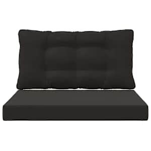 Venkovní polštář na pohovku Polyester Černý 80 x 68,5 x 8 cm - obrázek 6