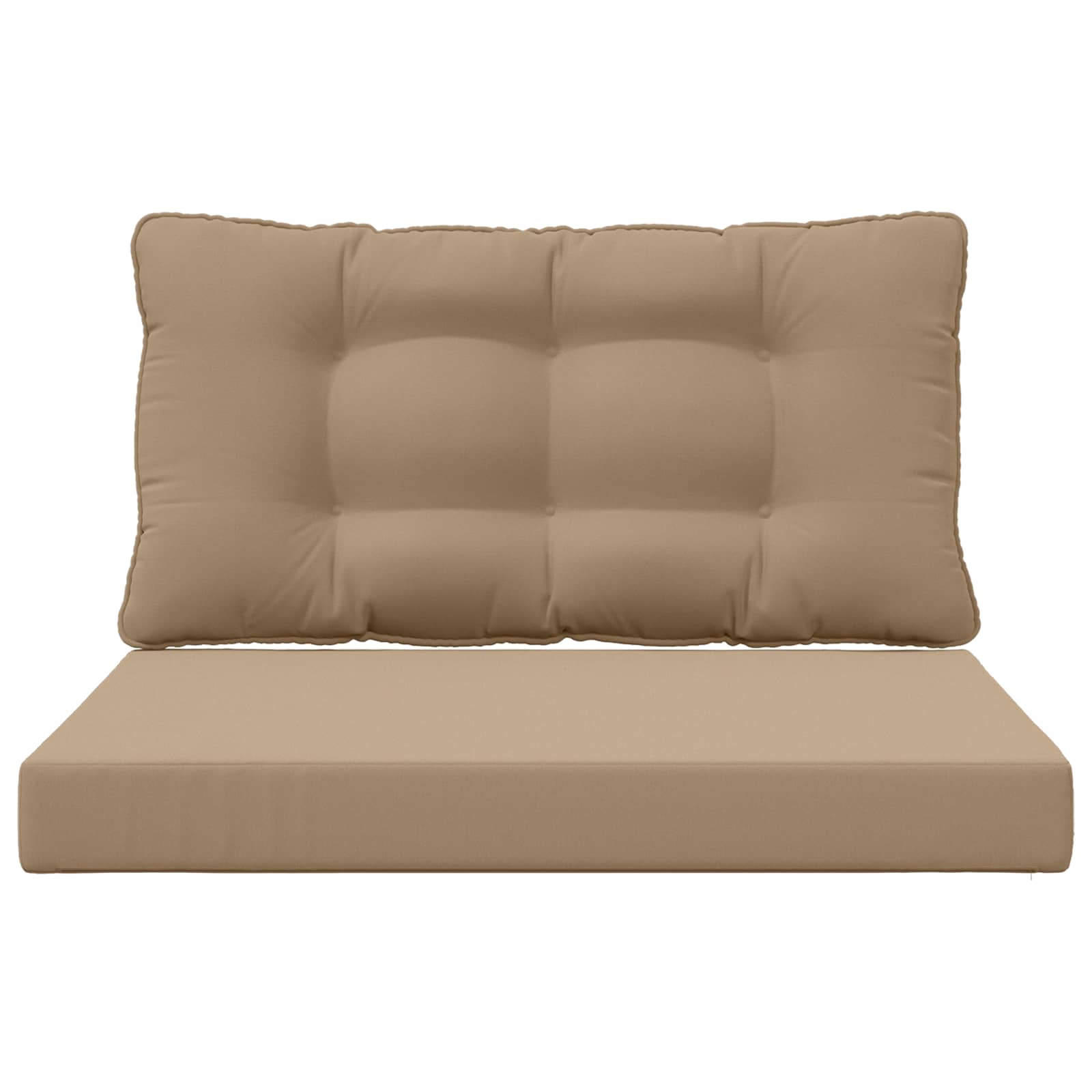 Buiten bankkussen 2 pcs Taupe Polyester image 6