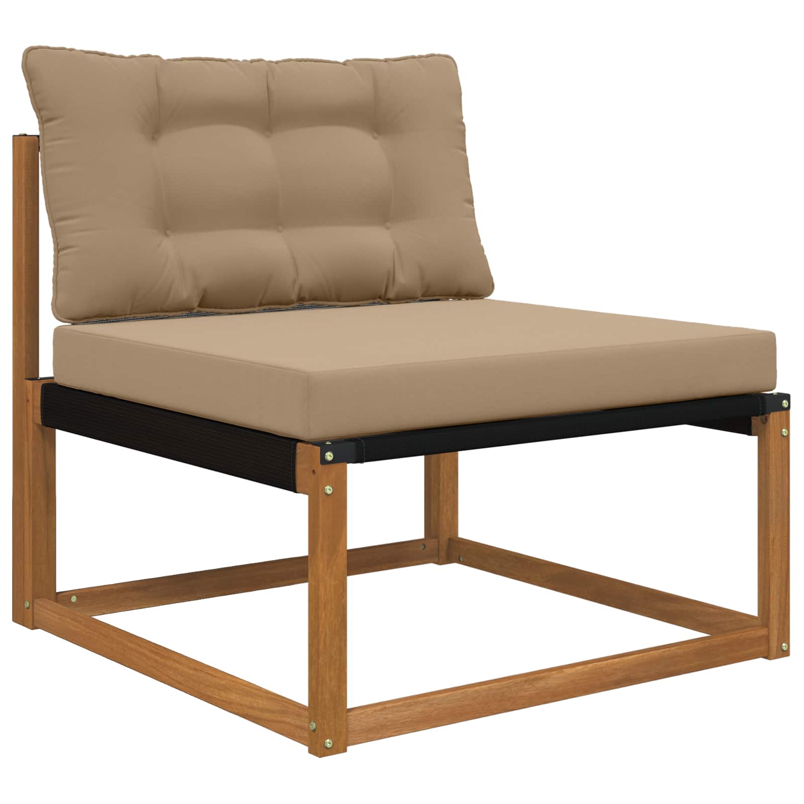 Buiten bankkussen 2 pcs Taupe Polyester image 3