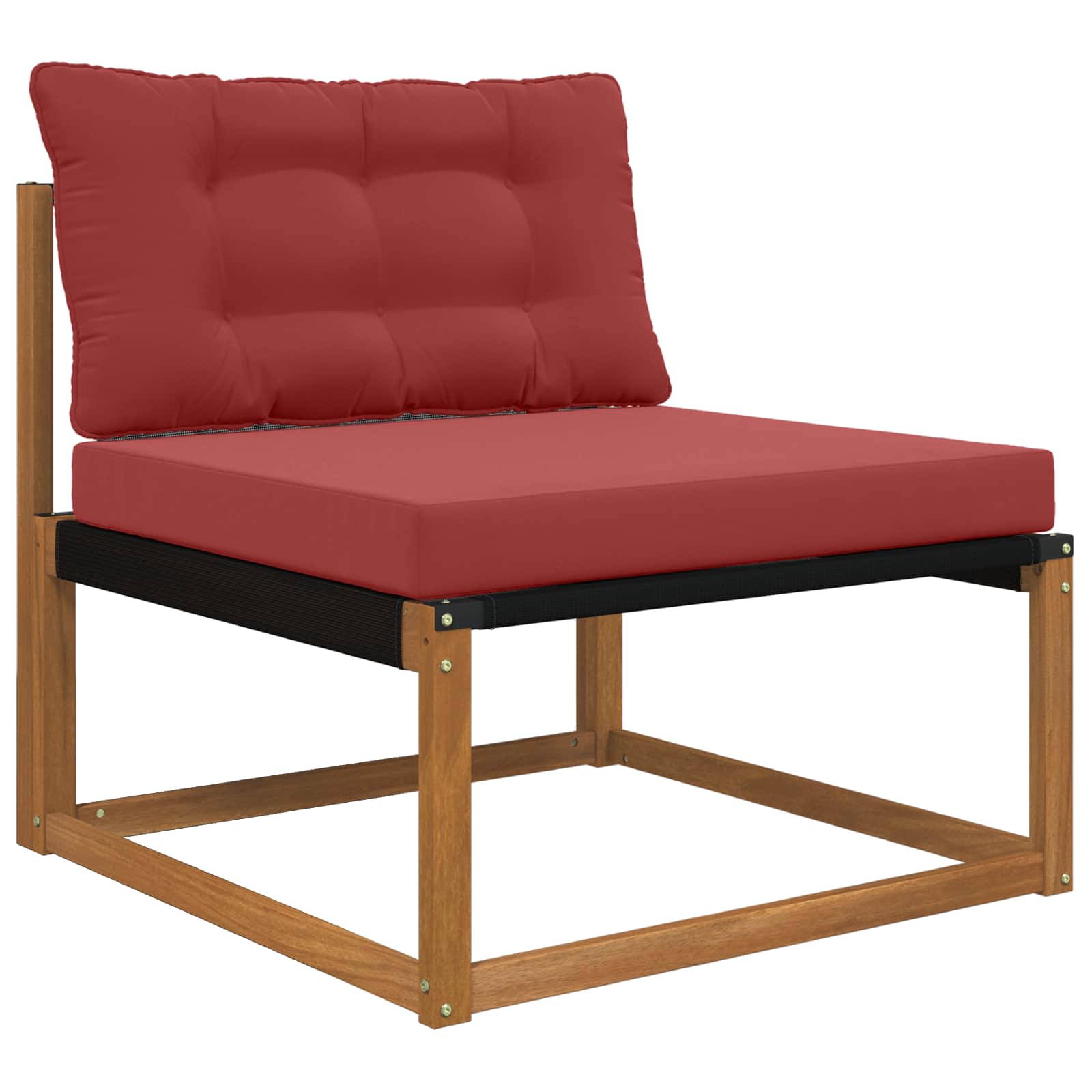 Buiten bankkussen 2 pcs Wijnrood Polyester image 3