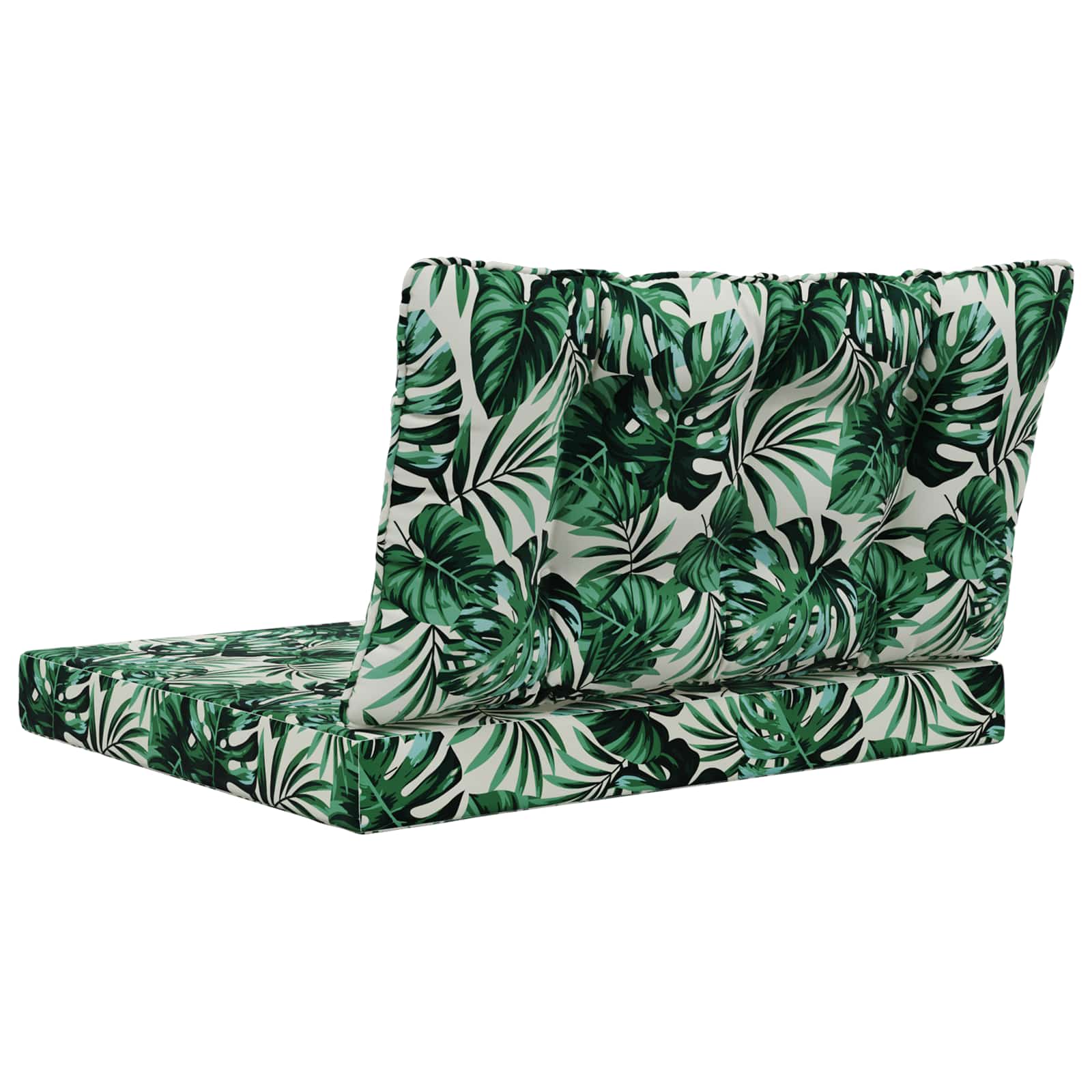 Buiten bankkussen 2 pcs Bladpatroon Polyester image 7