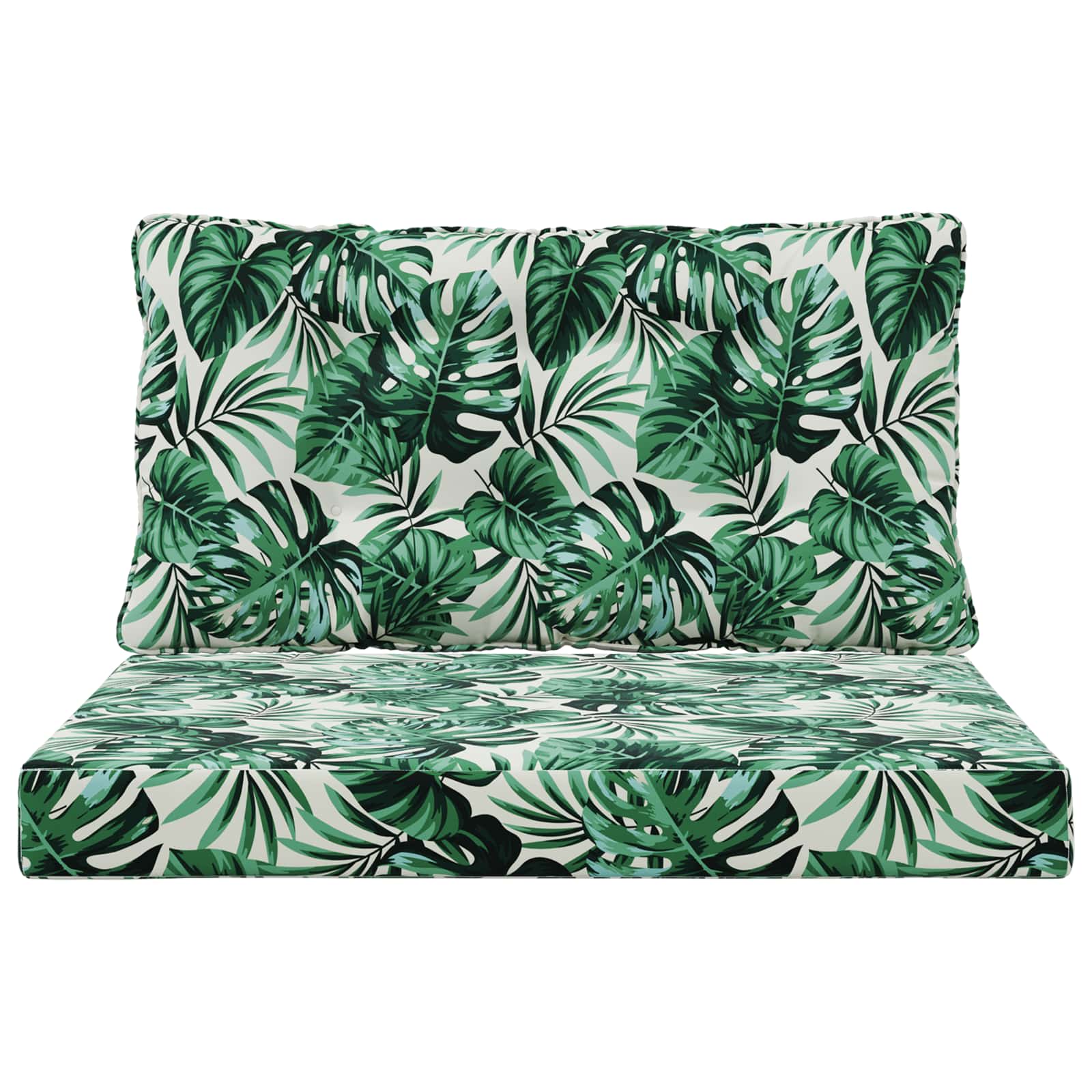 Buiten bankkussen 2 pcs Bladpatroon Polyester image 6