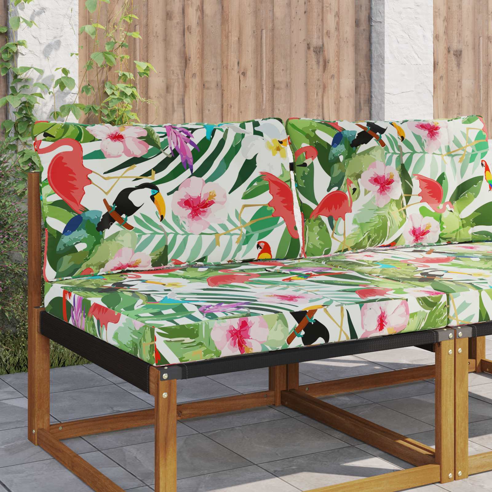 Buiten bankkussen 2 pcs kleurrijk Polyester image 1