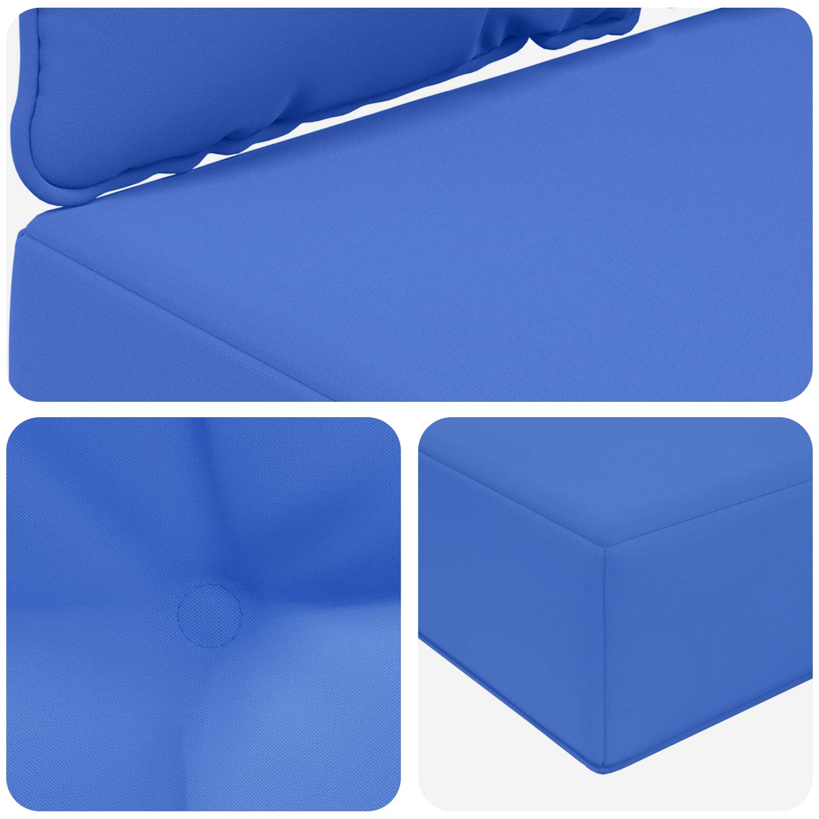 Buiten bankkussen 2 pcs Turquoise Polyester image 8