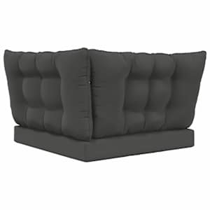 Venkovní polštář na pohovku Polyester Antracit 80 x 43 x 10 cm - obrázek 7