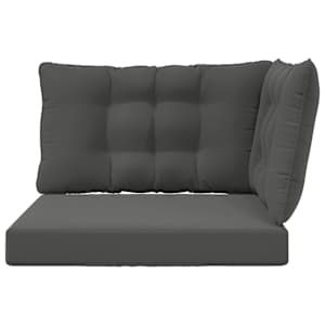 Venkovní polštář na pohovku Polyester Antracit 80 x 43 x 10 cm - obrázek 6