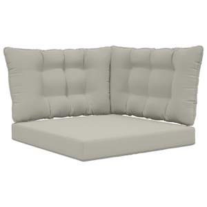 Venkovní polštář na pohovku Polyester Šedý 80 x 43 x 10 cm - obrázek 2