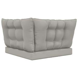 Venkovní polštář na pohovku Polyester Šedý 80 x 43 x 10 cm - obrázek 7