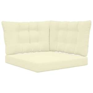 Venkovní polštář na pohovku Polyester Krémová 80 x 43 x 10 cm - obrázek 2